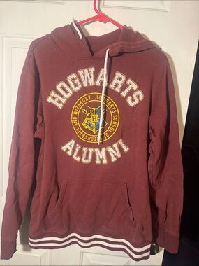 Warner Bros. Maroon Hogwarts Alumni Hooded Lightweight Sweatshirt